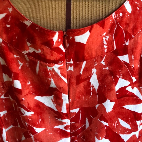 Cato Woman Red Coral Sleeveless Dress LinenRayon - Picture 9 of 15